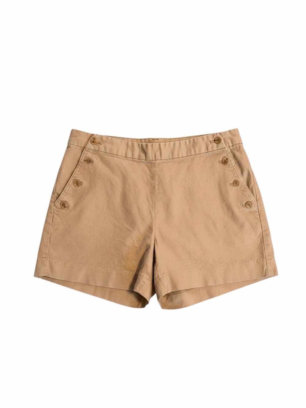 Banana Republic sailor-style khaki shorts size 8